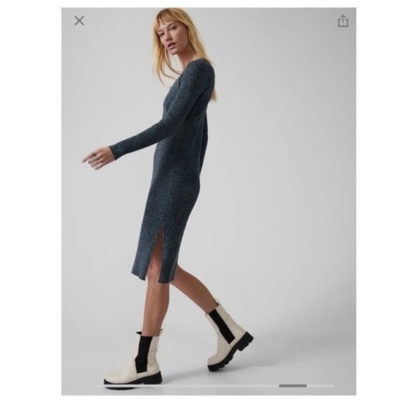 Athleta Reverie Sweater Dress Women Size Small - Picture 2 of 10